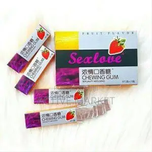 Long Lasting Sexual Arousal Chewing Gum for Men Women