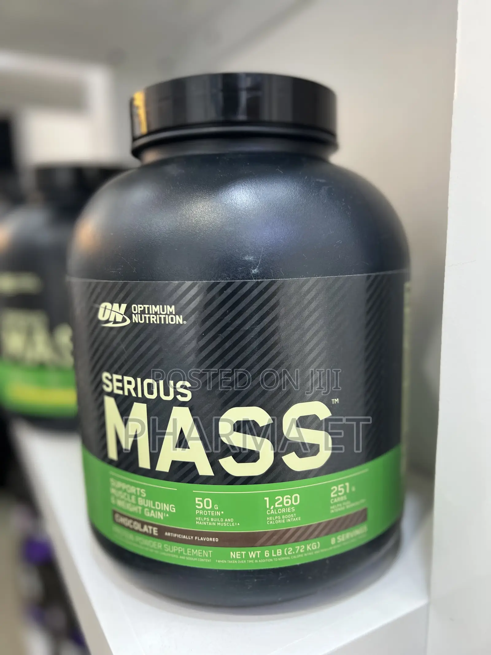 Optimum Nutrition 2.72kg Serious Mass ያሉበት ቦታ በነፃ እናደርሳለን