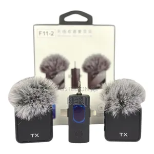 F11-2 Wireless Mic | 3 in 1 | Ios iPhone | Android | Camera