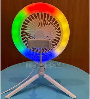 Ring Light and Fan