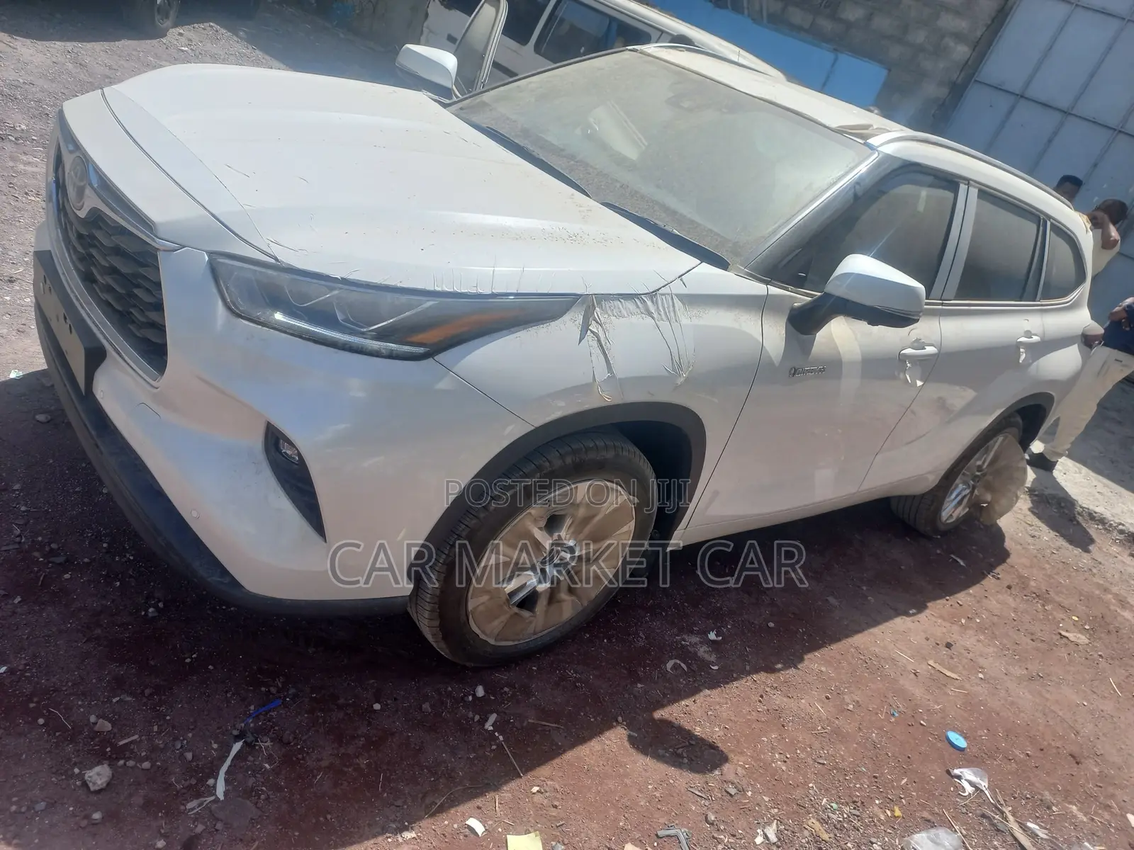 New Toyota Highlander Hybrid 2024 White