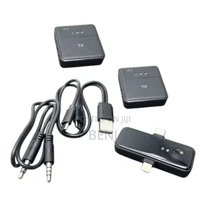 Sx31 Dual Wireless Mic | 3 in 1 | iPhone | Android | Camera