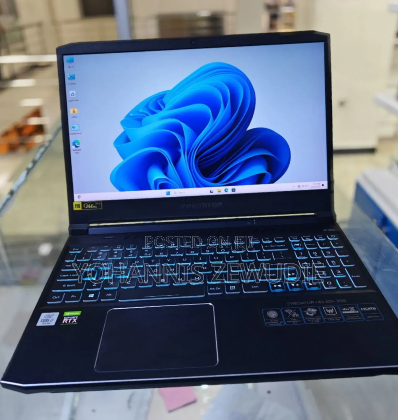 New Laptop Acer Predator Helios 300 16GB Intel Core I9 SSD 1T