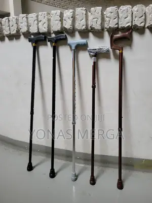 Walking Cane፮口walking Stick 84-100 Cm Black Soft Wrist (657)