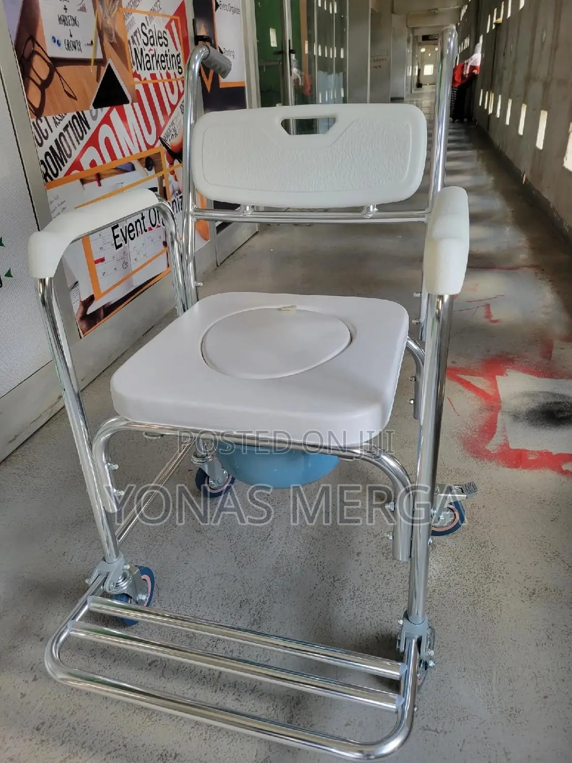 Waterproof Toilet Chair፮釦toilet Chair 4 Wheel Brakes93፩ðpopo