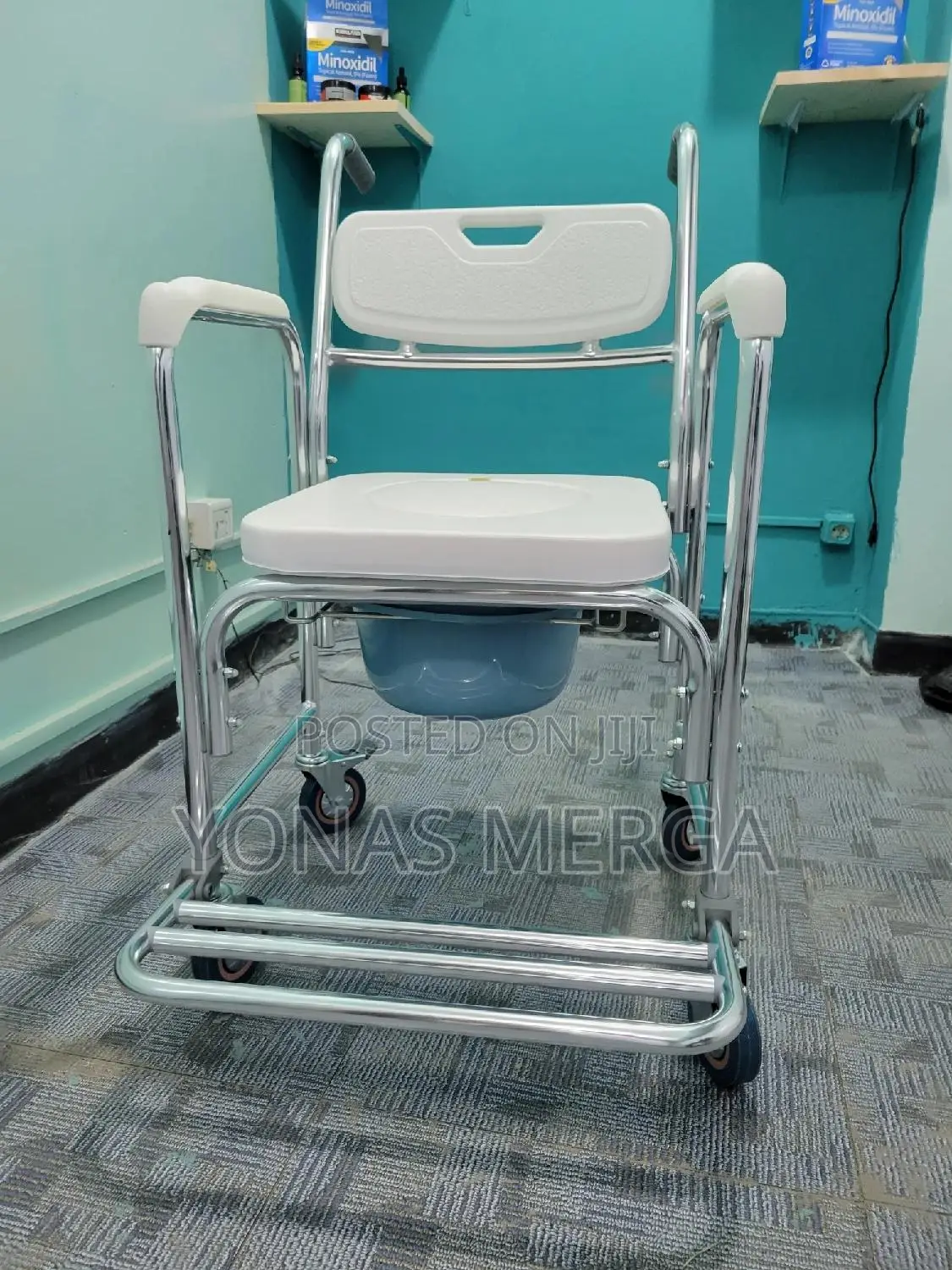 Chair for Showering and Toileting፹唆multi-Use--Commode/Shower