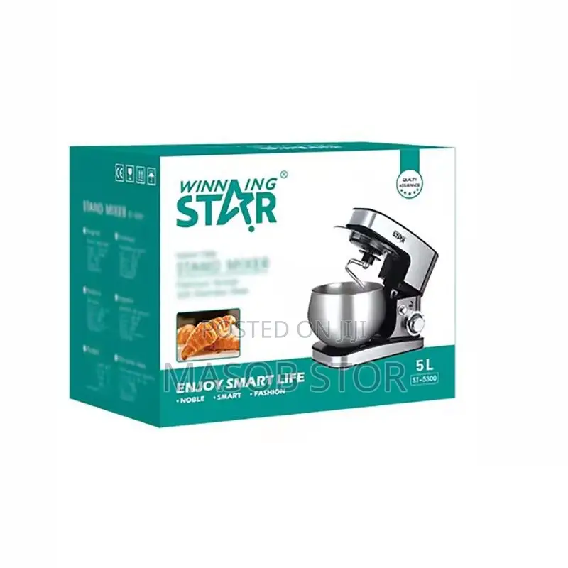 Winning Star Standing Mixer/የሊጥ ማቡኪያ፣ የእንቁላል መምቻ ና የክሬም መስሪያ