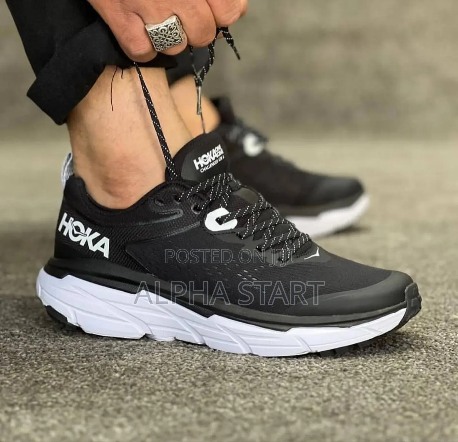 Hoka One Challenger Atr 6 Black/White Shoes