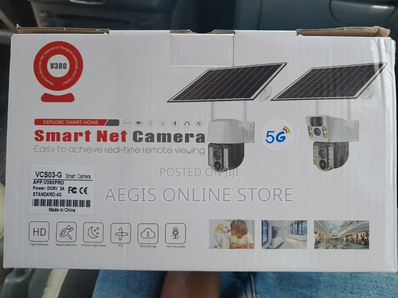 Dual Lens Outdoor Security Camera