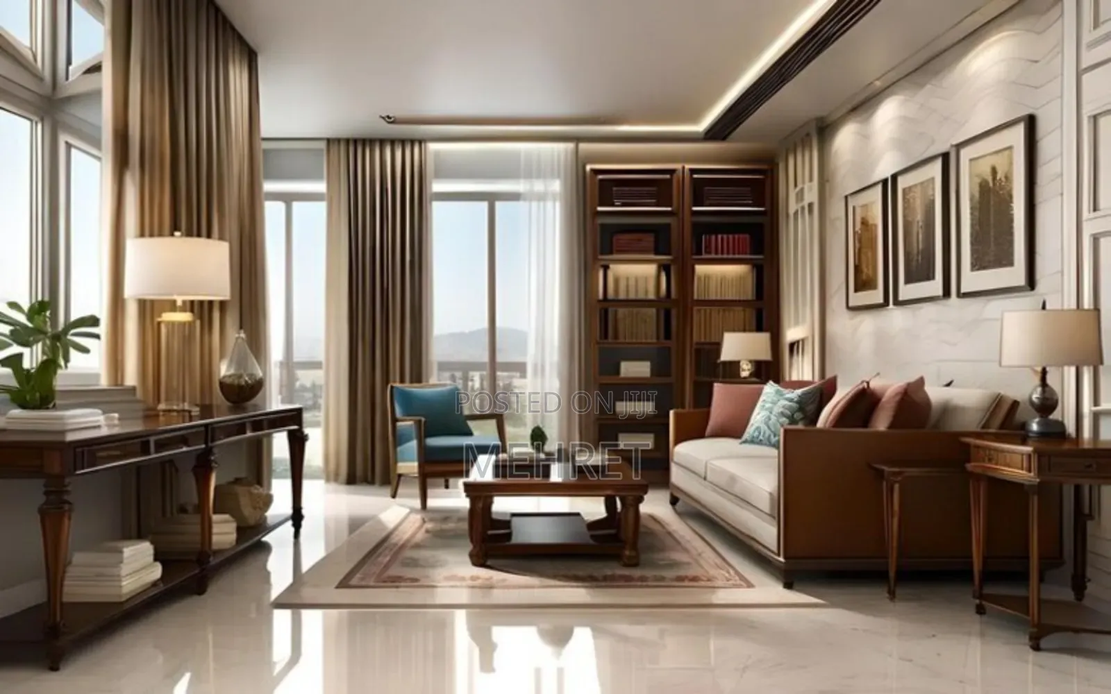 Furnished 4bdrm Apartment in ዴማሆፕ, Bole for sale