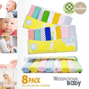 8pc Kids Wash Clothes