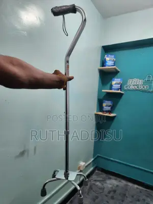 Quadra Leg Cane Almunium Stainless Four Leged Cane Kezera