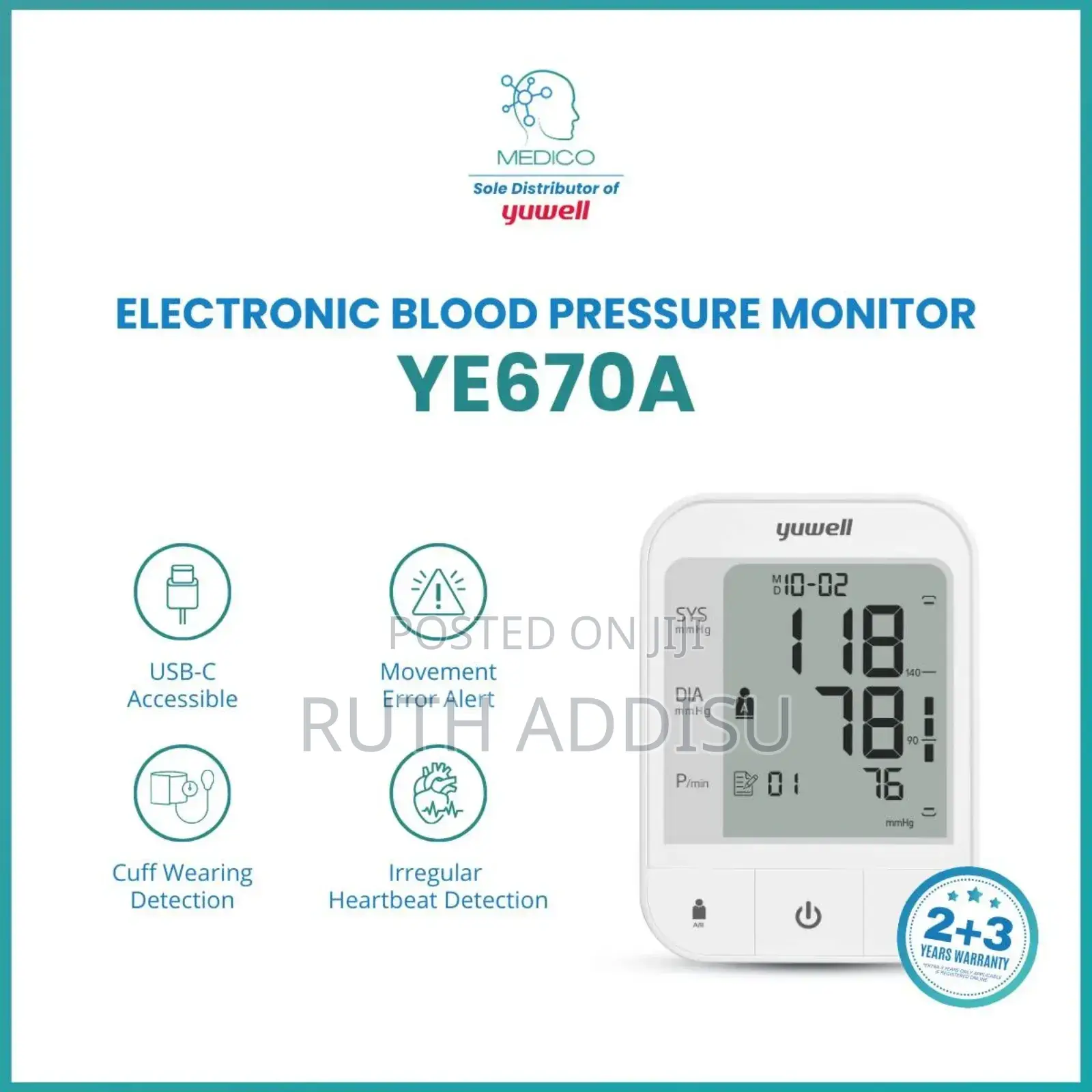 Blood Pressuer Monitor8米digital Blood Pressuer Monitor New
