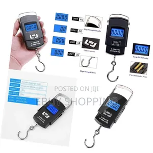 Mini Scale, Mega Use: 50kg Capacity For Luggage, Packages,