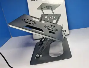 Adjustable Laptop Stand With Dual Cooling Fans - Yl-906