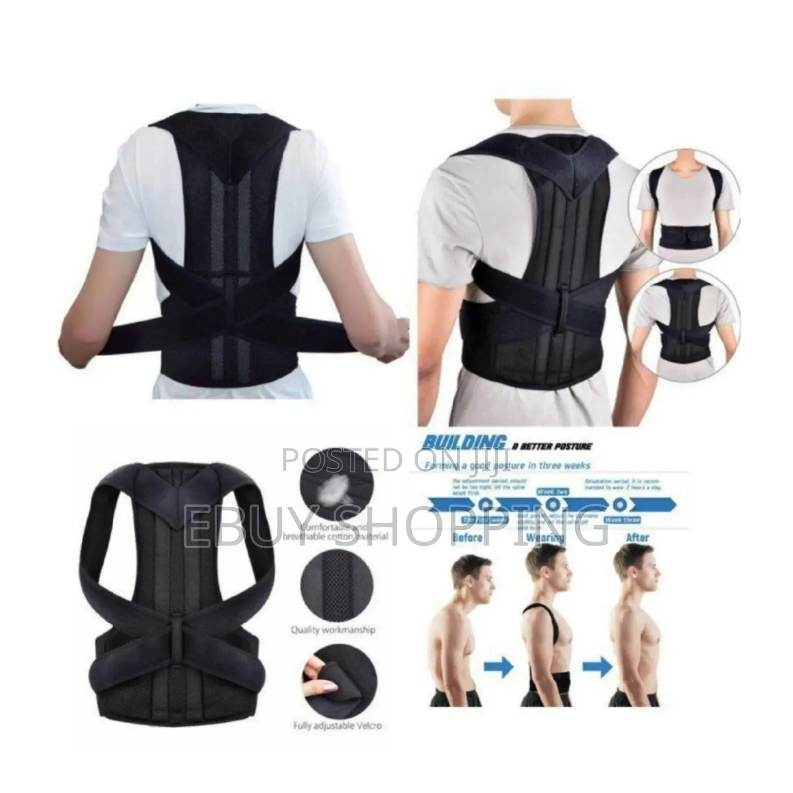 **Corrective Posture Belt – Ideal For Sitting Standing**