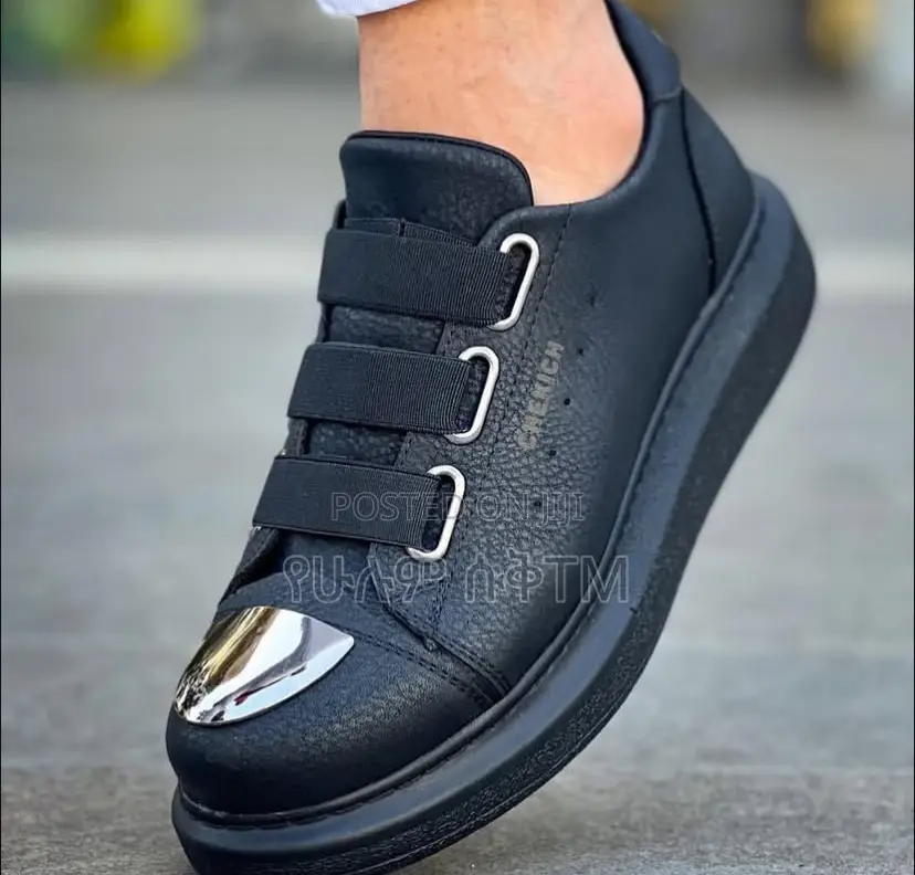 Original Chekich Tukey Leather ‘Steel Toe Triple Black Shoes