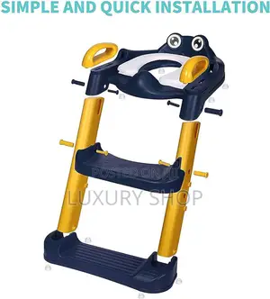 Potty Training Seat With Ladder
መቀመጫው ስፖንጅ