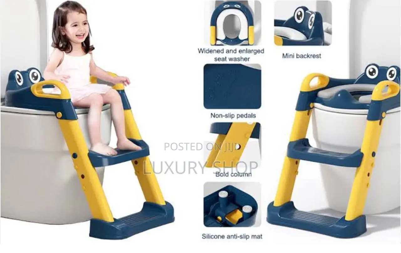 Potty Training Seat With Ladder
መቀመጫው ስፖንጅ