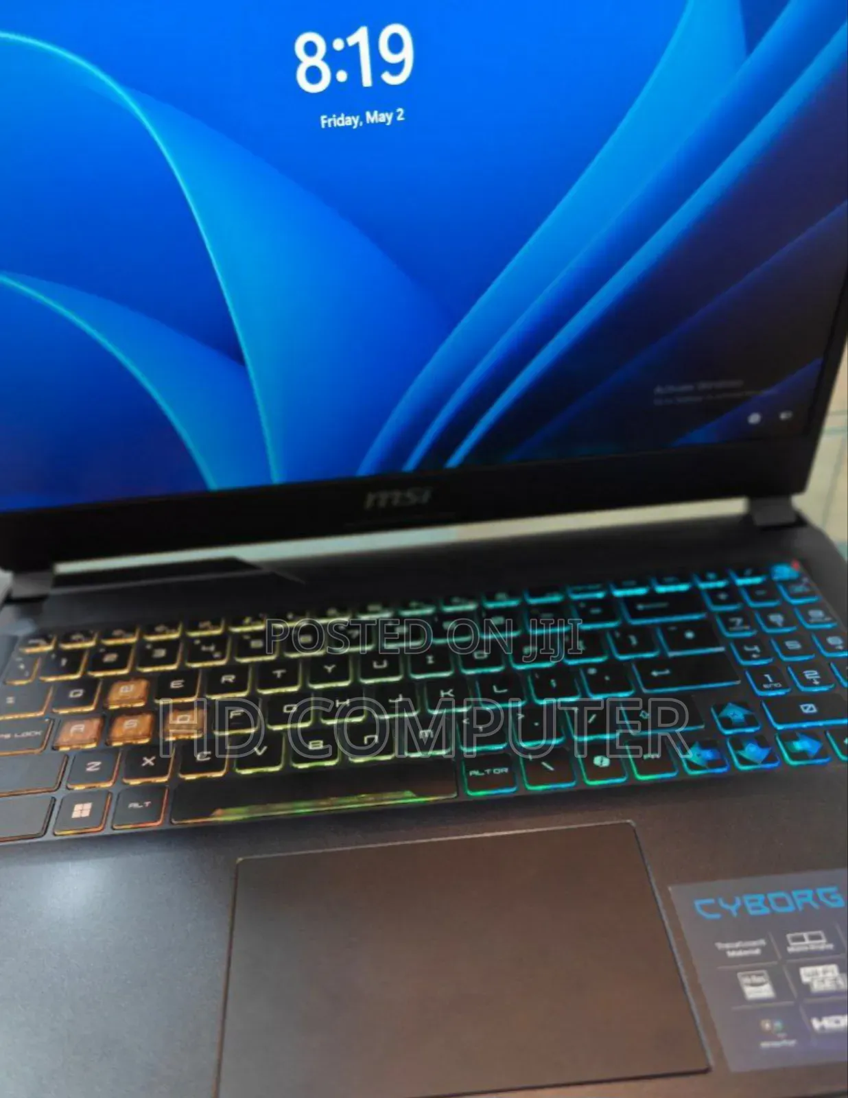 New Laptop MSI Cyborg 15 16GB Intel Core Ultra 7 SSD 1T