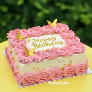 Pink Birthday Cake