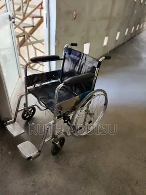 Foldable Wheelchair With Safety Belt Manual Wheelchair