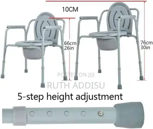 Commode Chair Portable and Very Strong Almunium Commode Hair