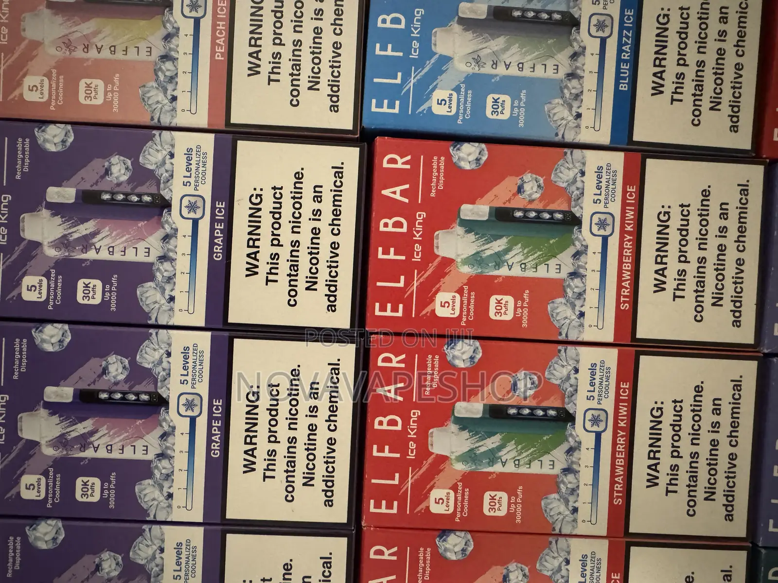 Elfbar 30,000 Puff Vape All Flavors