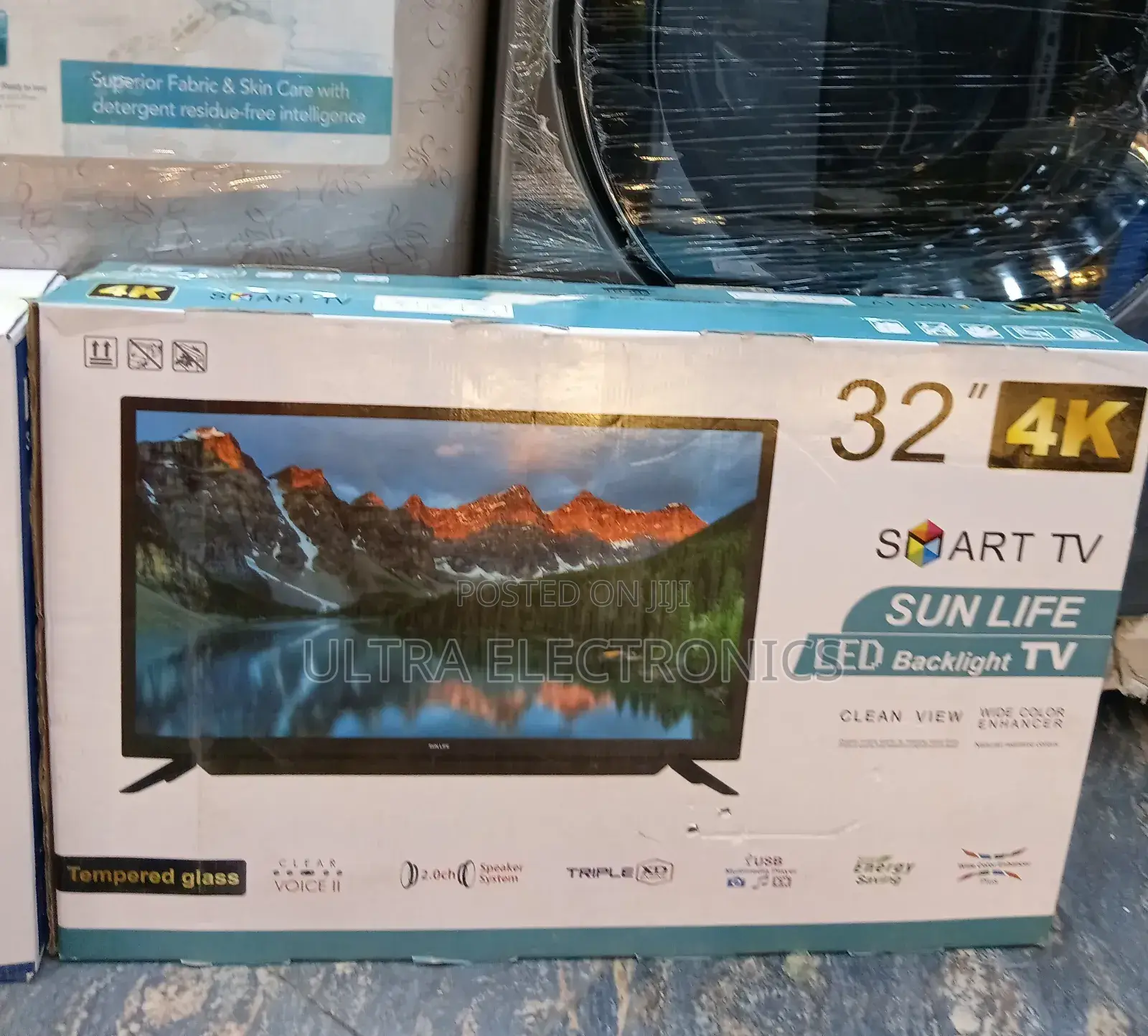 Sun Life 32 Inch Double Glass Smart Uhd Tv