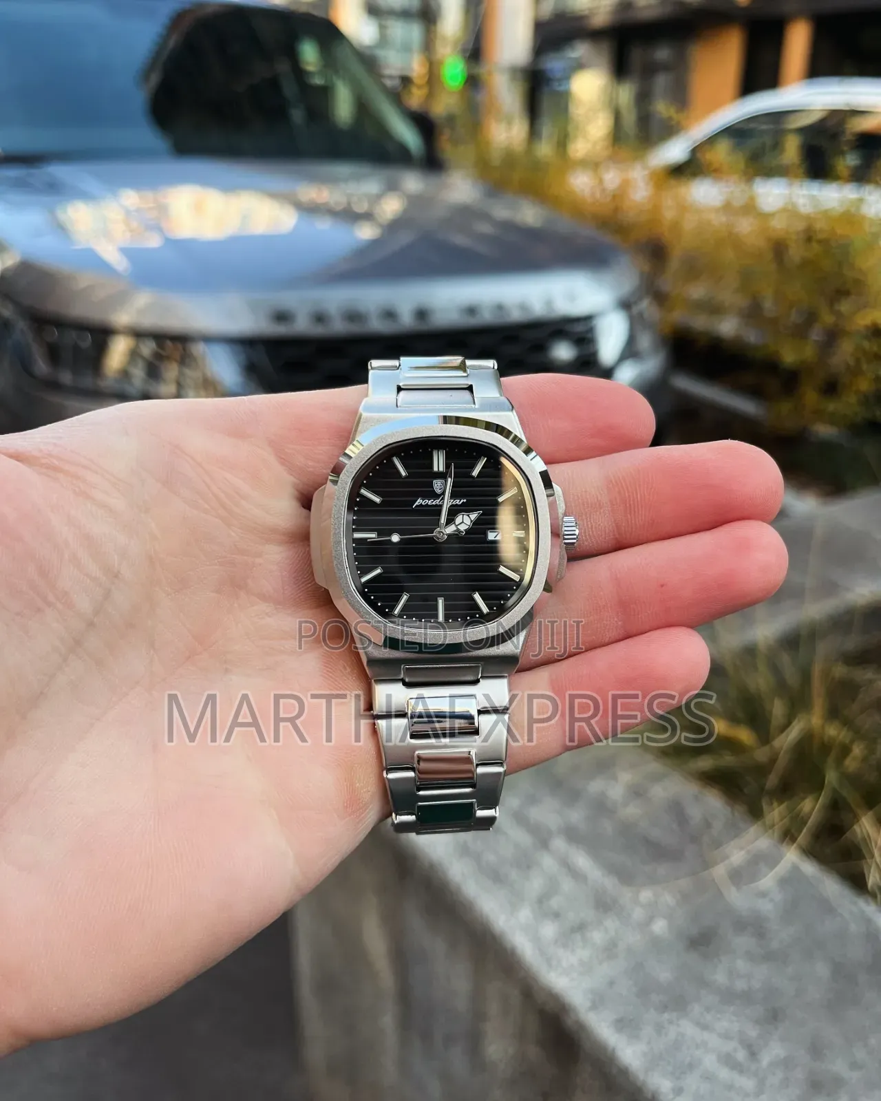 Poedagar 613 Model Luxury Stainless Steel Watch for Men