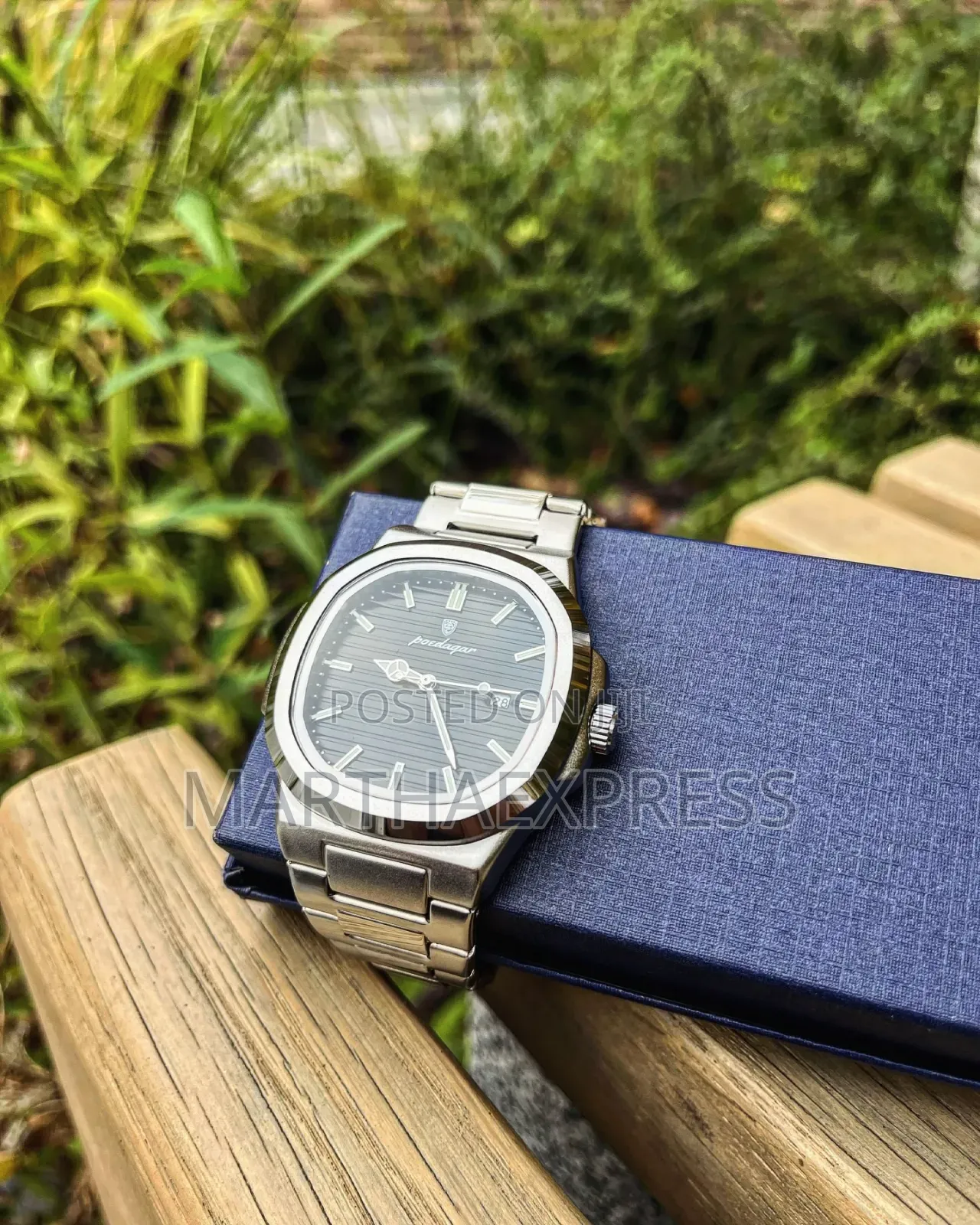 Poedagar 613 Model Luxury Stainless Steel Watch for Men