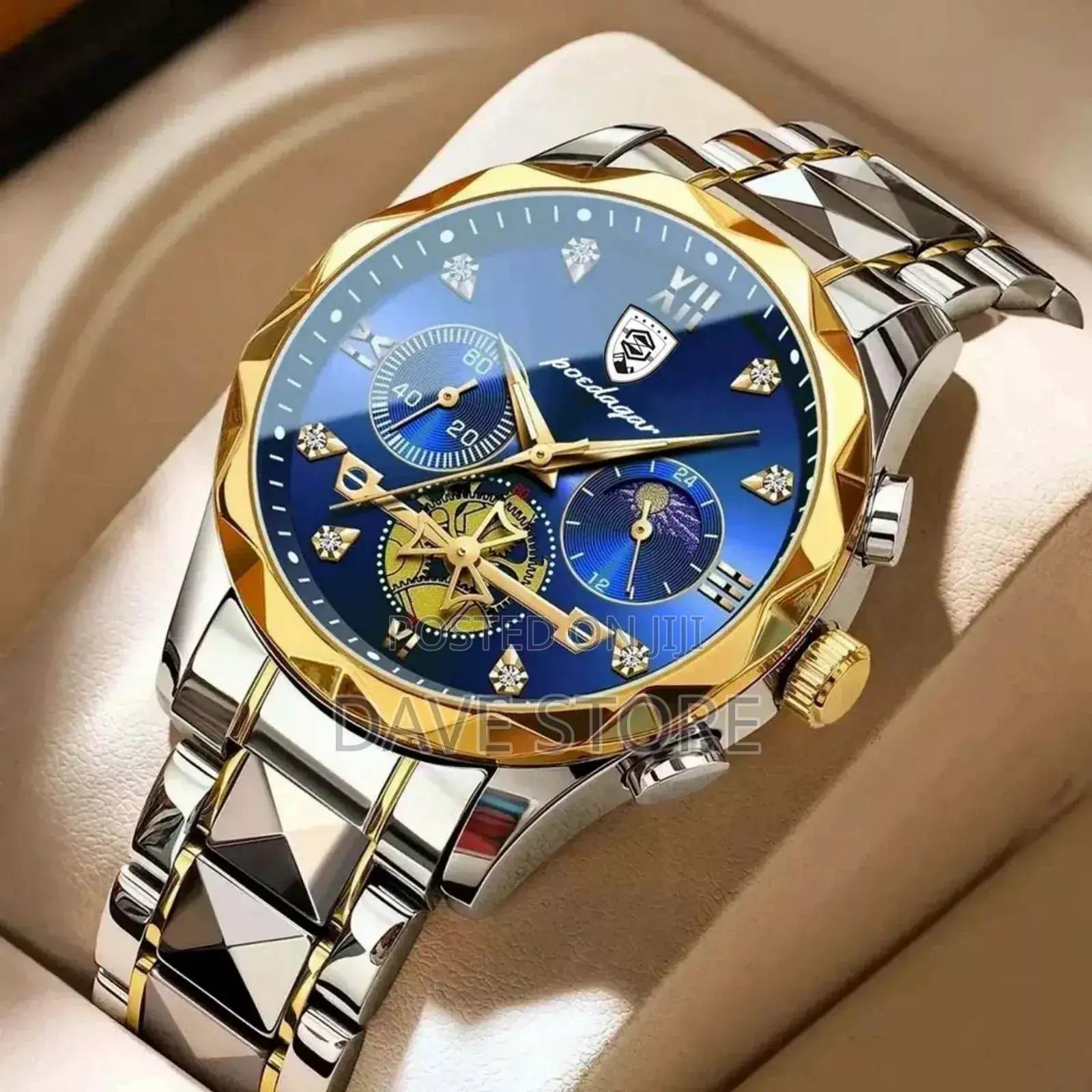 Poedagar Men Quartz and Luxury Watch