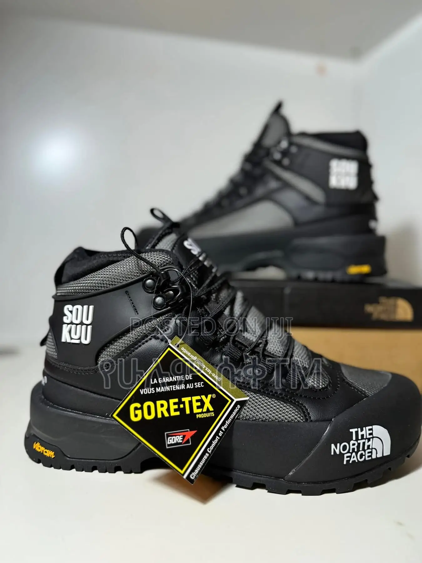Original the North Face ‘Soukuu’ Gore Tex ‘Black Gray’ Boots