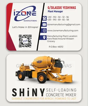 Self Loading Concrete Mixer