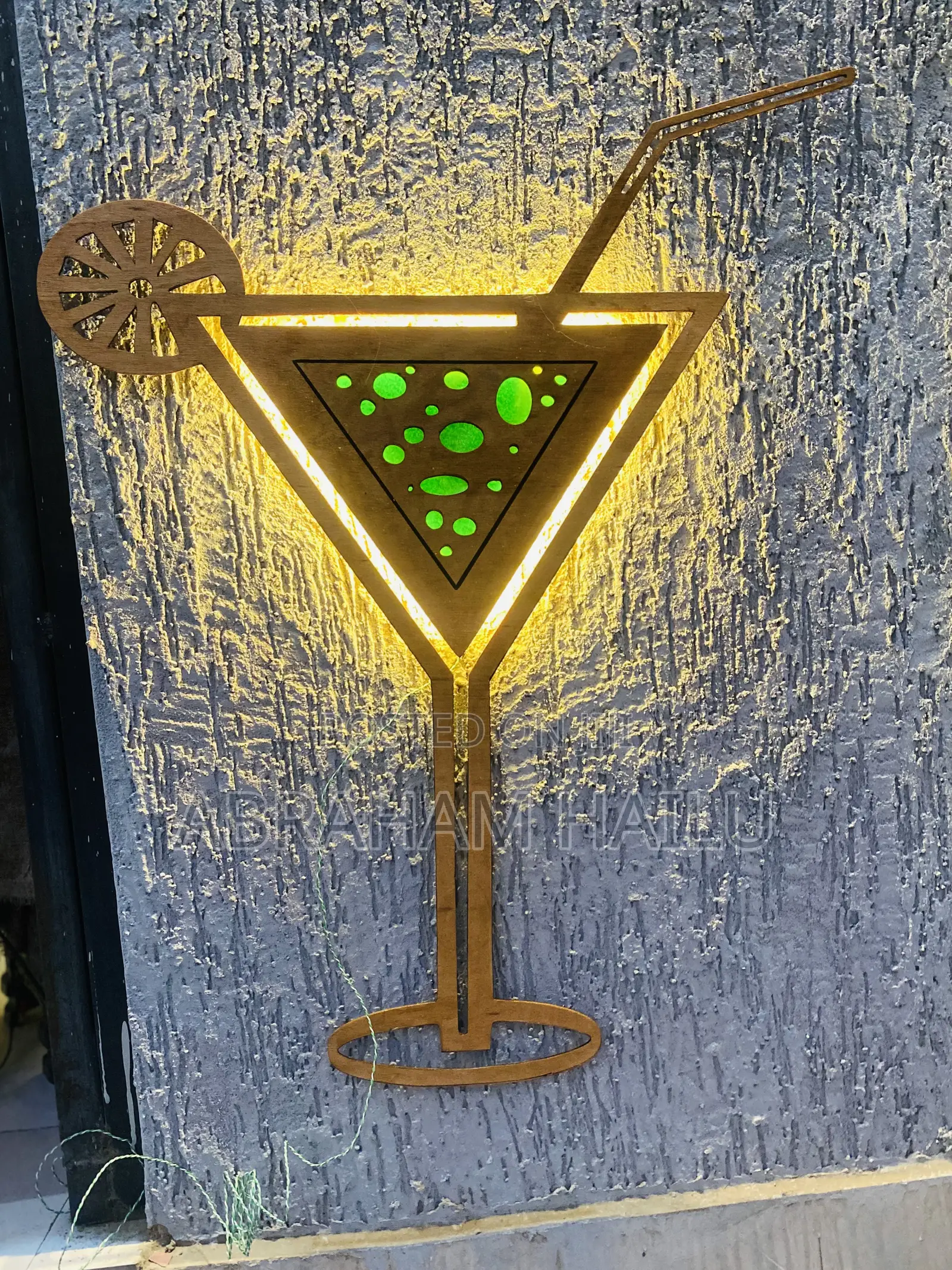 Wood Art Wall Sign