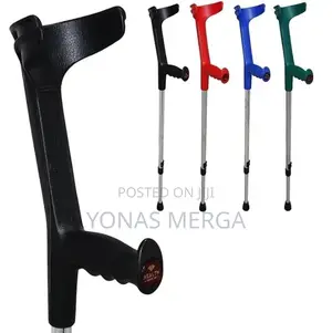 Axilla Under Arm Crutches,Telescopic Non-Slip Walker- 1 Pair
