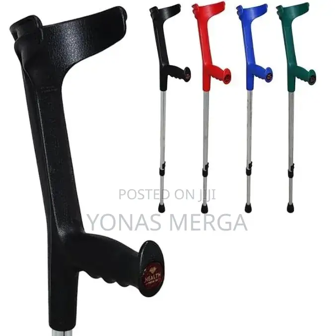 Axilla Under Arm Crutches,Telescopic Non-Slip Walker- 1 Pair
