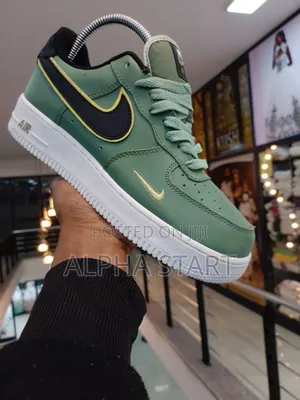 Nike Air Force Green Black High Master Quality Sneakers