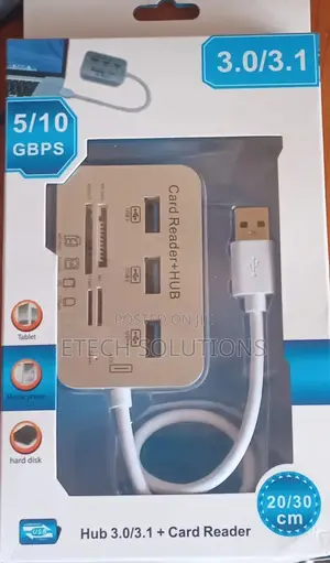 Usb Hub 3.0 + Card Reader Memory Reader Usb
