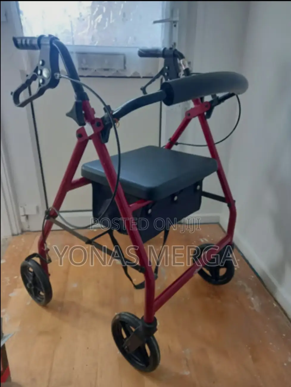 Walkerؤwalker,Seat and Wheels,With Seat,Dual Braking System