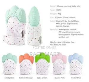 Silicon Baby Tooth Gum Mittens