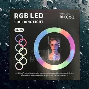 14 Inch RGB Ringlight: With Sturdy Tripod Base