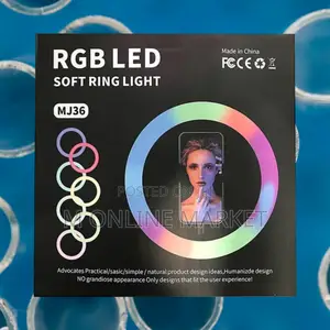 14 Inch RGB Ringlight: For Beauty Influencers Makeup Artists