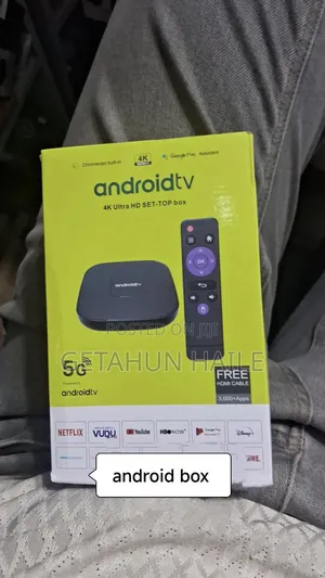 5g Android Tv Box ቲቪ Smart ማድረጊያ(128gb With 8 Gb Ram)