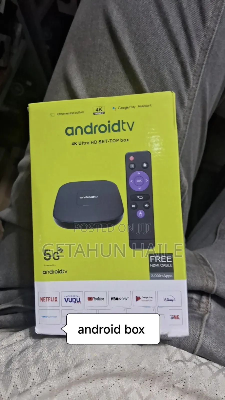 5g Android Tv Box ቲቪ Smart ማድረጊያ(128gb With 8 Gb Ram)