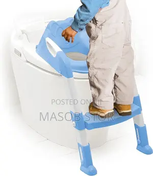 Children's Toilet Ladder With Steps/ ሽንት ቤት ማለማመጃ