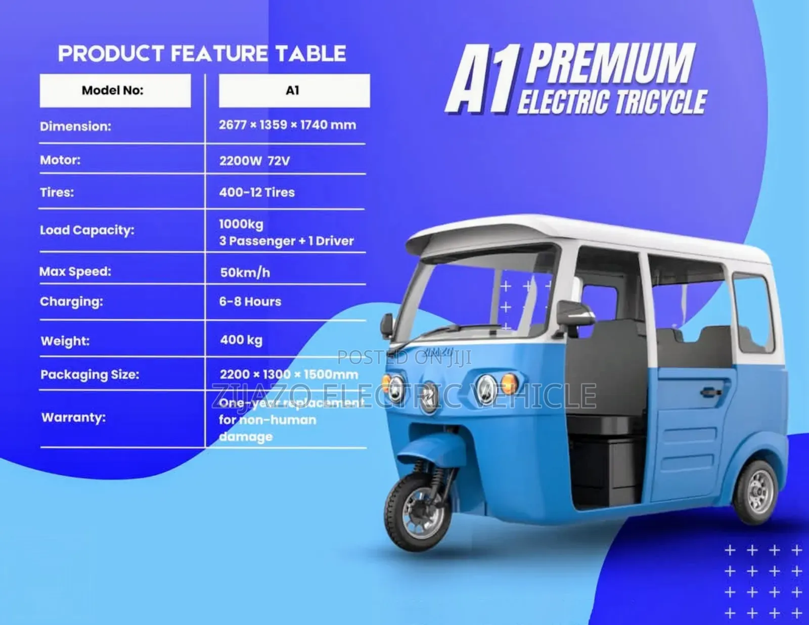 New Bajaj 2024 Blue