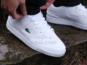 Lacoste Court Cage ‘Triple White’ Shoe
