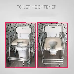 Commode Chair With Four Small Wheel跟上commode Chair地toilet