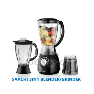 Saachi 3 in 1 Blender / Grinder
የጁስ የቡና የቅመም መፍጫ